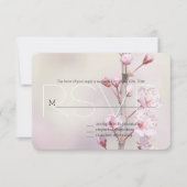 Kersenbloesem Bloemen RSVP (Voorkant)