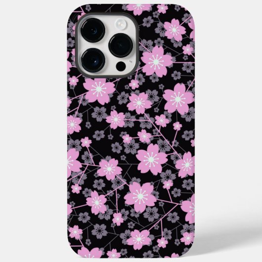 Kersenbloesem bloemenpatroon ontwerp Case-Mate iPhone case (Achterkant)