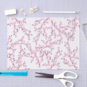 Kersenbloesem | Bloemig Roze Wit Tissuepapier (Craft)