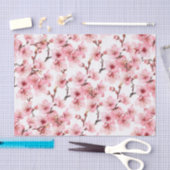 Kersenbloesem | Bloemig Roze Wit Tissuepapier (Craft)