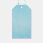 Kersenbloesem Bloemige Baby Shower Cadeaulabel (Achterkant)
