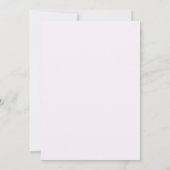 Kersenbloesem Bloemige Blush Goud Kaart (Achterkant)