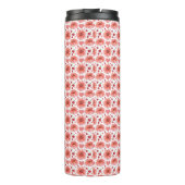 Kersenbloesem Bloemmotief met harten Thermosbeker (Achterkant)