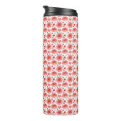 Kersenbloesem Bloemmotief met harten Thermosbeker (Geroteerd rechts)