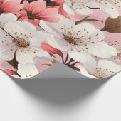 Kersenbloesem Bloemstuk Cadeaupapier (Hoek)