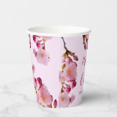 Kersenbloesem Bloesem Branches Roze 60ste verjaard Papieren Bekers (Rechts)