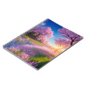 Kersenbloesem Bomen en Bloeiende Riverbank Notitieboek (Linkerzijde)