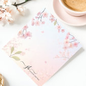 Kersenbloesem boom Japanse bloem gepersonaliseerd Notitieblok