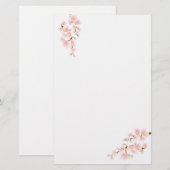 Kersenbloesem boomtak Stationery Briefpapier (Voorkant / Achterkant)