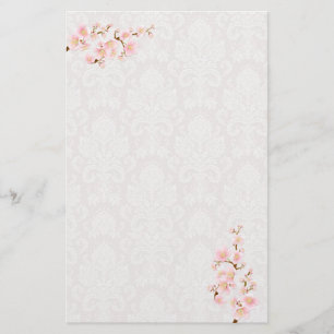 Kersenbloesem boomtak Stationery Briefpapier