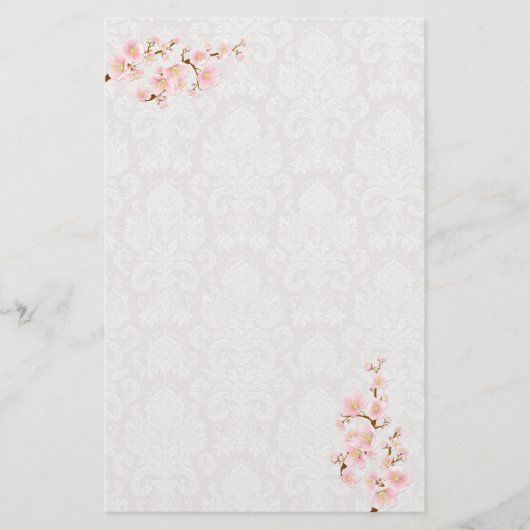 Kersenbloesem boomtak Stationery Briefpapier (Voorkant)