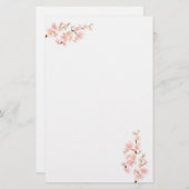 Kersenbloesem boomtak Stationery Briefpapier (Voorkant / Achterkant)