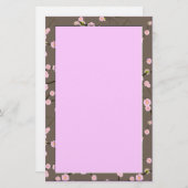 kersenbloesem briefpapier (Voorkant / Achterkant)