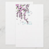 kersenbloesem briefpapier papier (Voorkant / Achterkant)