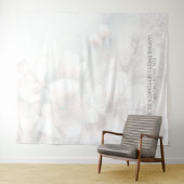 Kersenbloesem bruiloft achtergrond (stijl 2) wandkleed (In Situ (horizontaal))