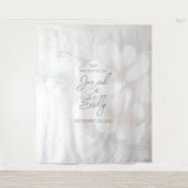 Kersenbloesem bruiloft achtergrond wandkleed (Voorkant)