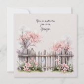 Kersenbloesem bruiloft in Georgië Kaart (Voorkant)