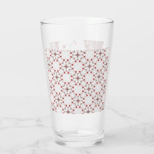 kersenbloesem bruiloft rood glas (Achterkant)