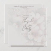 Kersenbloesem bruiloft uitnodiging QR-code (Voorkant / Achterkant)