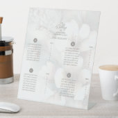 Kersenbloesem bruiloft Zitting Grafiek voetstuk Te Reclamebord Met Voetstuk (Insitu)