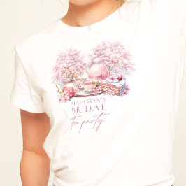 Kersenbloesem Bruiloftsthee Mooie Persoonlijke T-shirt