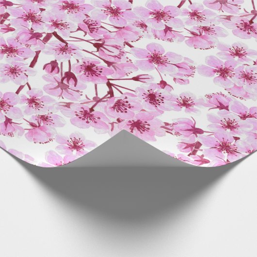 Kersenbloesem Cadeaupapier (Hoek)