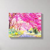Kersenbloesem Canvas Afdruk (Voorkant)