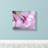 Kersenbloesem Canvasprint Canvas Afdruk (Insitu (Houten vloer))