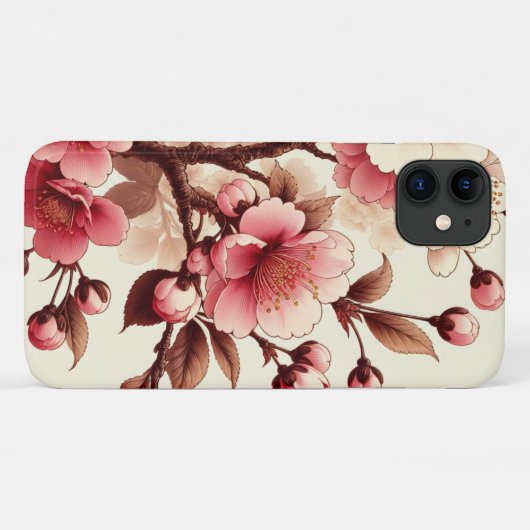 Kersenbloesem Case-Mate iPhone Case (Achterkant (horizontaal))