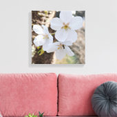 Kersenbloesem Close-up Fotografie Canvas Afdruk (Insitu (Woonkamer))