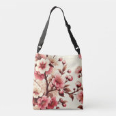 Kersenbloesem Crossbody Tas (Achterkant)
