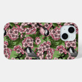 Kersenbloesem en kikkervisjes op groen Case-Mate iPhone case (Achterkant (horizontaal))