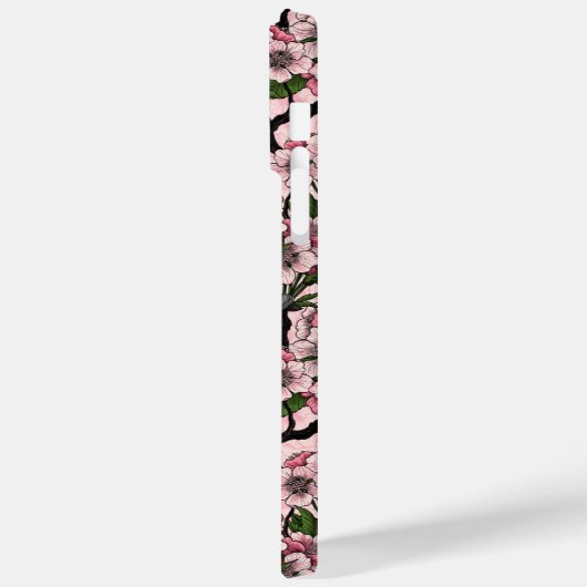 Kersenbloesem en kikkervisjes op roze Case-Mate iPhone case (Achterkant / Links)