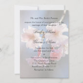 Kersenbloesem en Verzen Bruiloft Kaart (Voorkant)