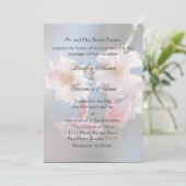 Kersenbloesem en Verzen Bruiloft Kaart (Staand voorkant)