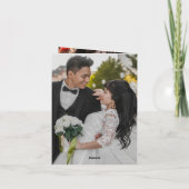 Kersenbloesem Foto Chinese Trouw Dank U Bedankkaart (Achterkant)