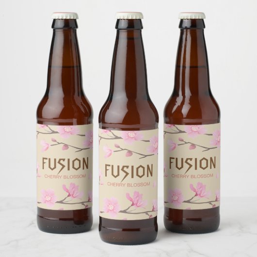 Kersenbloesem - FUSION Bier Etiket (Flessen)
