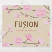 Kersenbloesem - FUSION Bier Etiket (Enkel label)