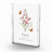 Kersenbloesem Geboortemaand Bloem Fotoblokken (Rechts)