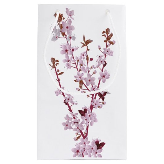 Kersenbloesem Geschenkzakken Klein Cadeauzakje (Achterkant)