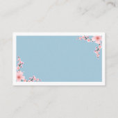 Kersenbloesem Geslacht onthullen Kaart (Achterkant)