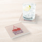 Kersenbloesem Glas Onderzetter (Schuin)