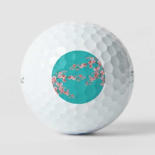 Kersenbloesem Golfballen (Voorkant)