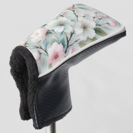 Kersenbloesem Golfheadcover (3/4 voorkant)