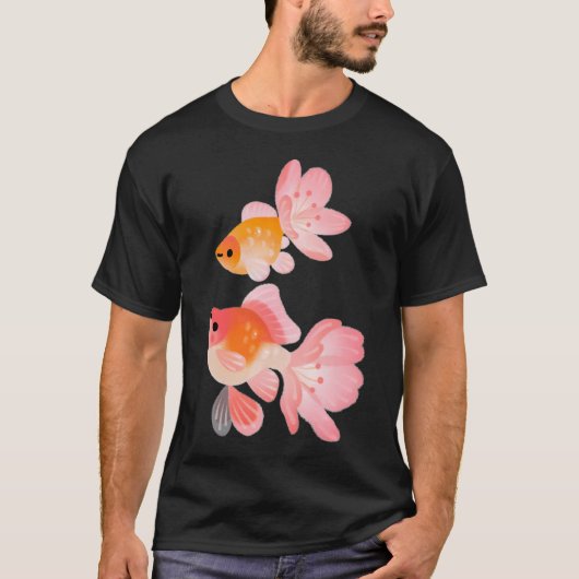Kersenbloesem goudvis 1 t-shirt (Voorkant)