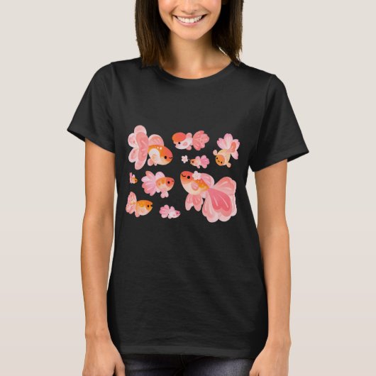 Kersenbloesem Goudvis 2 T-shirt (Voorkant)