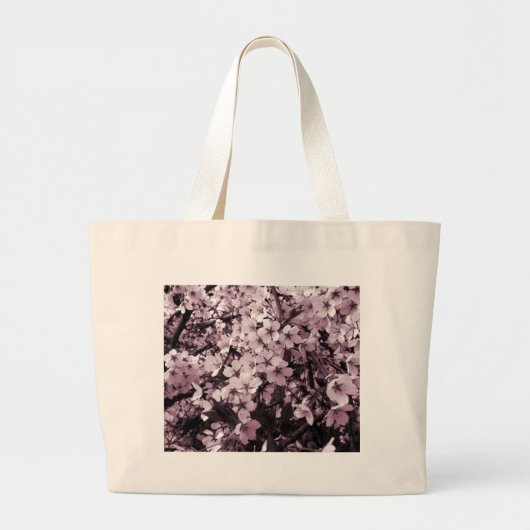 Kersenbloesem Grote Tote Bag (Voorkant)