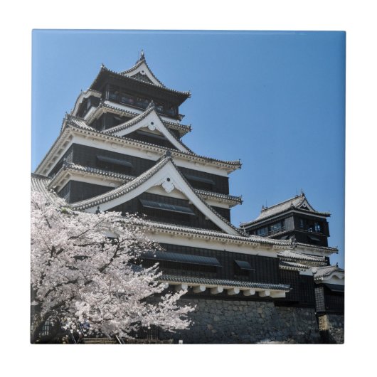 Kersenbloesem in Japan Tegeltje (Voorkant)