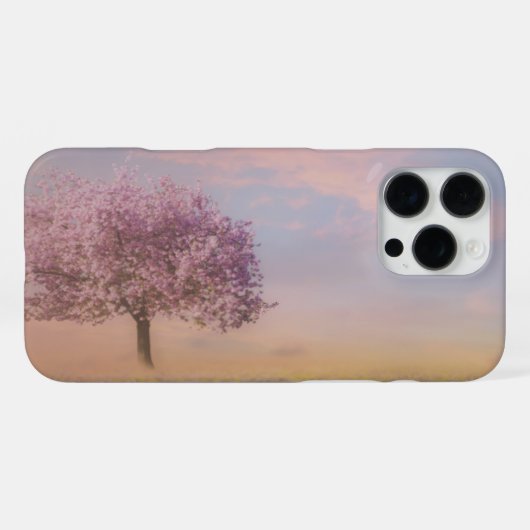 Kersenbloesem iPhone hoesje (Achterkant horizontaal)