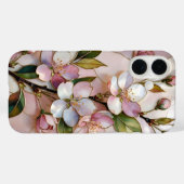 Kersenbloesem iPhone Hoesje Bloemig Gebrandschilde (Achterkant (horizontaal))